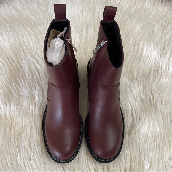 JIL SANDER Leather Chunky Platform Heel Boots Size 39 (8) NWT - Picture 2 of 8